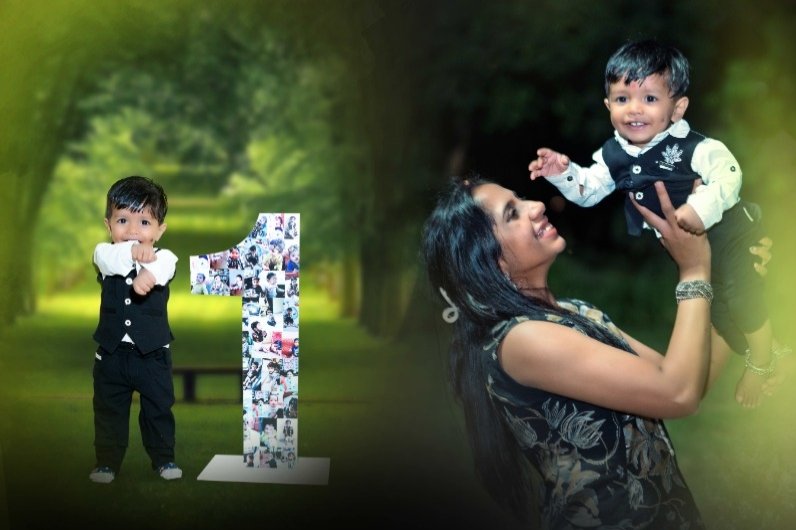 DHAIRYA WITH MOM